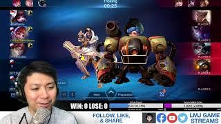 MOBILE LEGENDS BANG BANG GAMEPLAY LIVE STREAM - LMJ Game Streams