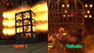 Fire Sacrifice Comparison (GoW 1 vs Valhalla DLC)