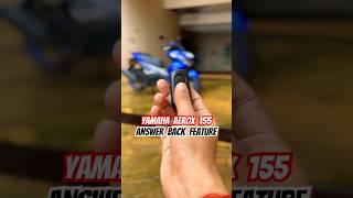 Yamaha Aerox 155 Answer Back Feature & Keyless Ignition | BikeWale #shorts #yamahaaerox