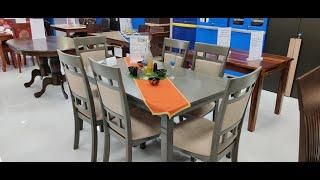 Nilkamal Dining Table Set with Price - Stanfield 6 Seater Table