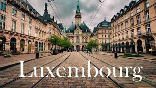 Luxembourg  walking tour 4K 60fps | Small and richest country in the Europe ,