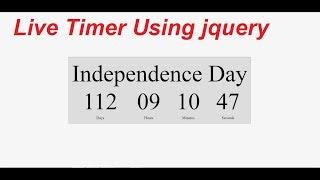 how to make Javascript countdown timer