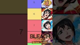 TOP 10 CHARACTERS TO PICK! CHOOSE A 6 STAR TICKET TIER LIST! BRAVE SOULS MEMORIES Bleach Brave Souls