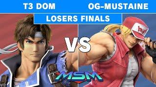 MSM Online 16 - OG-Mustaine (Terry Bogard) Vs CG | T3 Dom (Richter) Losers Final - SSBU