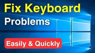 How To Fix Keyboard Problems In Windows 11 / 10 Laptop | Keyboard Not Working Problem (2024)