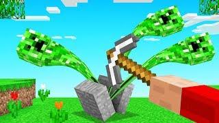 BREAKING BLOCK = +1 CREEPER SPAWN In Minecraft (out of control)