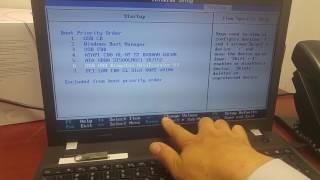 How to Enter BIOS Change Boot order and secure boot Lenovo Thinkpad E560