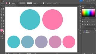 How to Create a Color Palette Using Only Two Colors in Adobe Illustrator