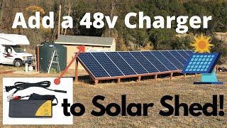 Adding a 48v AGM/Lead Acid Charger to my Solar Shed