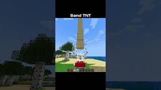 Minecraft Sand TNT  #minecraft #shorts #memes