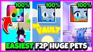  EASIEST Huge to Hatch for F2P Players! | Pet Simulator 99 Huge Pet Tier List EASIEST to HARDEST
