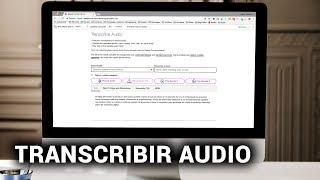 Cómo transcribir un audio (PASAR UN AUDIO A TEXTO)