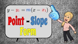 Using Point-Slope Form to Write the Equation of a Line | HS.A.CED.A.2 