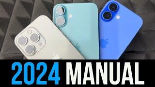 iPhone 2024 Manual | Beginners First Time Users Guide