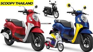 Pilihan Warna All New Honda Scoopy Thailand Imut Terbaru MY2021