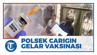 Jelang Nataru, Polsek Carigin Gelar Akselerasi Vaksinasi Covid-19