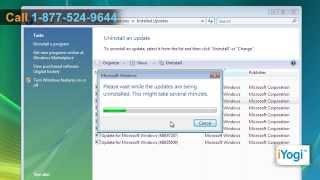 How to uninstall Internet Explorer® 8 in Windows® Vista