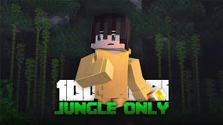 100 Hari di Minecraft Tapi Jungle Only