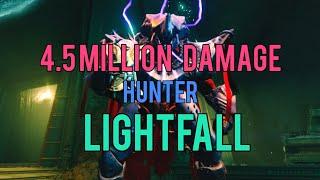 4.5 million warpriest damage in Lightfall | Hunter | Destiny 2