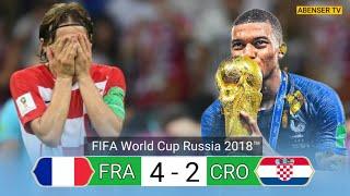 Mbappe leads France to win the World Cup  against Modric and Croatia in the final Full Highlights