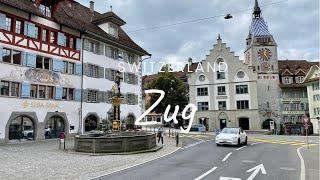 Beautiful Zug City | Switzerland | Historic old Town and perfect VIEW  of the Lake Zug