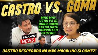 MAKAPANINDIG BALAHIBONG SINAGOT NI CONG GOMEZ SI CASTRO ABANTE/LUISTRO/QUIMBO/ESPENIDO GALIT NA