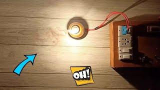 New Experiment |100Watt Bulb without glass connected 220Volt |lalit experiment