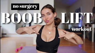 how to naturally LIFT & FIRM your BUST | No SURGERY Perky Chest Lift Workout