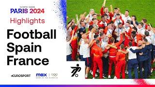 Spain beat France 5-3 after extra time to win Olympic men’s football final  | #Paris2024 Highlights