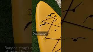 Inflatable Stand Up Paddle Board Yellow 10'6" | Stand Up Paddle Yoga Board