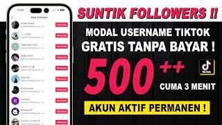 CARA MENAMBAH FOLLOWERS TIKTOK GRATIS - CARA CEPAT MEMPERBANYAK FOLLOWERS TIKTOK GRATIS PERMANEN