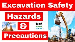Excavation Safety in hindi | Excavation hazards & precautions in hindi | HSE STUDY GUIDE