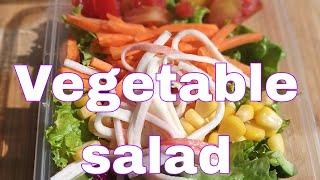 HOW TO MAKE VEG.SALAD WITH RECIPE