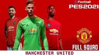 PES 2021 MANCHESTER UNITED Players Overall Ratings (Prediction)