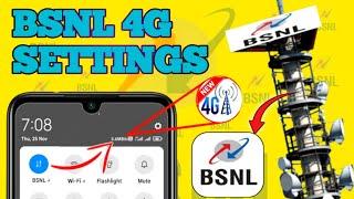 Bsnl H+ Network Problem-Bsnl Me 4G Net Kaise Chalaye 2024-Bsnl LTE Settings For Fast 4G Internet