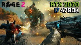 Rage 2 - RTX 2070 OC & i7 4790K | PC Max Settings 1440p