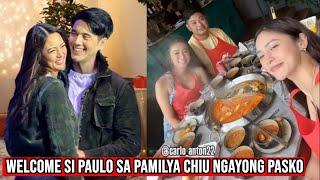 Paulo Avelino's FIRST EVER CHRISTMAS with KIM CHIU's FAMILY!