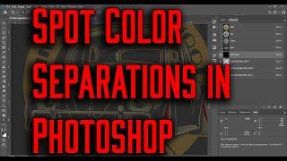 Color Separation Photoshop | Spot Color Tips