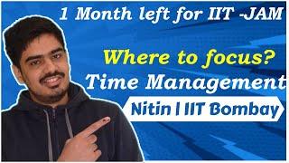 3 tips to improve Time Management skill | 1 Month strategy for IIT JAM exam