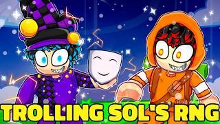 Trolling as JESTER & MARI Merchants on Roblox Sol's RNG