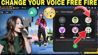 This game does not support voice changer//how tochange voice in free fire//girl voice changer app ff