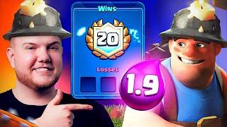 1.9 MINER CYCLE  20-0 IN THE 20 WIN CHALLENGE?!