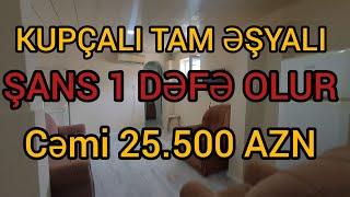 ŞOKKUPÇALI TAM ƏŞYALI 2 OTAQ EV25.500 AZN                                       #mulkevalqısatqısı