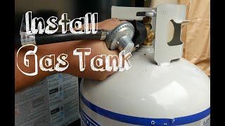 How To Install Propane Tank Gas Grill Easy Simple