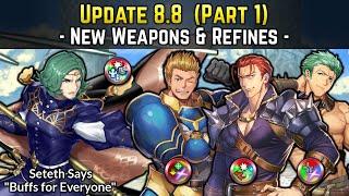 [PART 1] Seteth, Gatrie, Dieck, & Caellach New Refines (Update 8.8) | Fire Emblem Heroes Guide