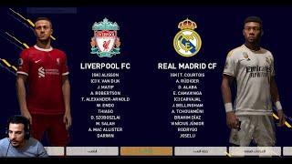 real madrid vs liverpool  PES 2021 PATCH 2024