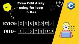 How to find even and odd elements in an array in C++ User Input values separate even and odd numbers