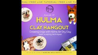 How to make  Dogs with Hulma Air Dry Clay