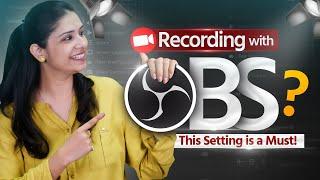 Best OBS Studio Settings | Complete Tutorial for Recording | Master OBS Studio Settings #obsstudio