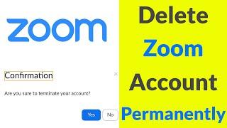 How To Delete Zoom Account Permanently in Mobile||Terminate My Account||Deactivate Your Profile
